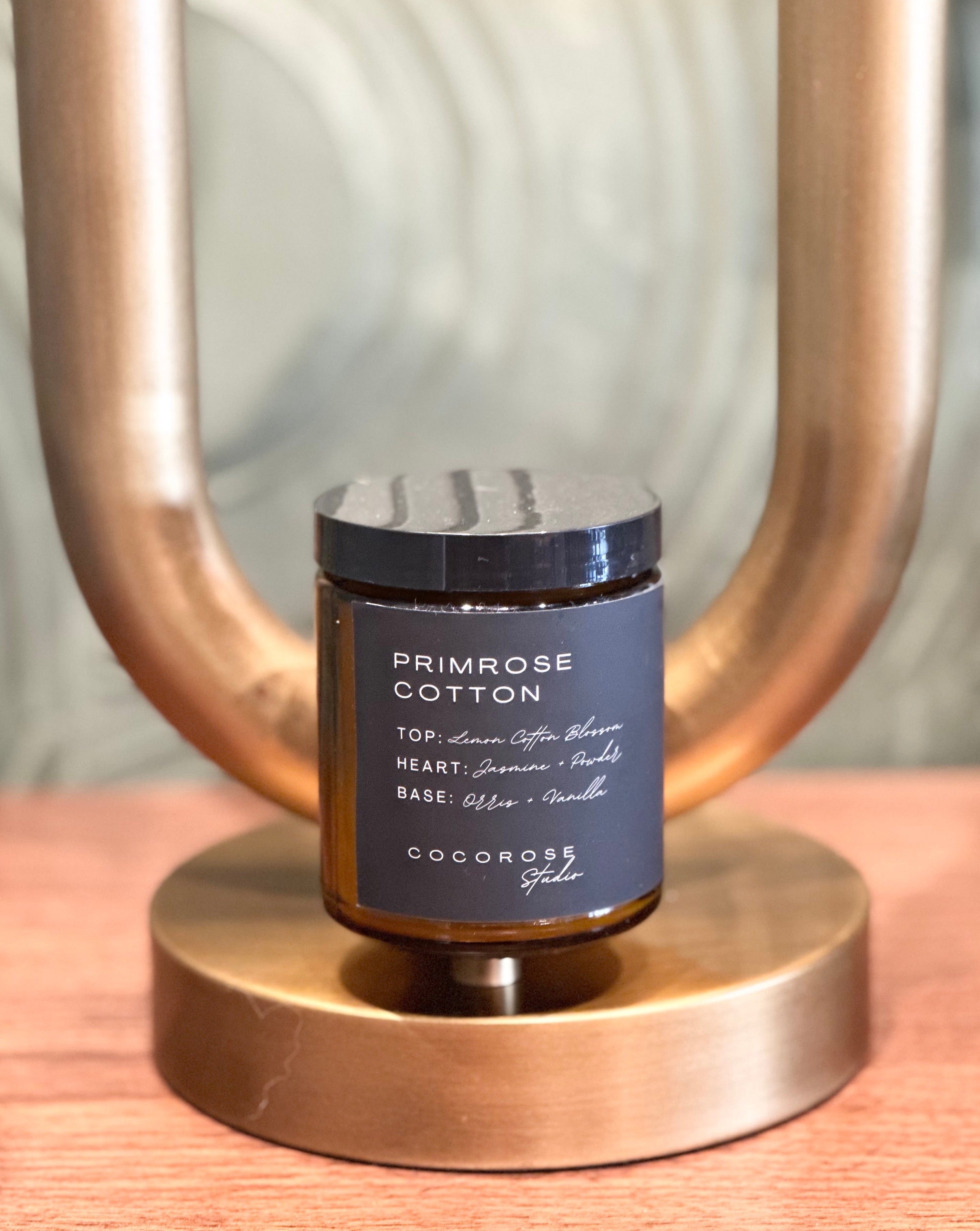 Primrose Cotton Candle