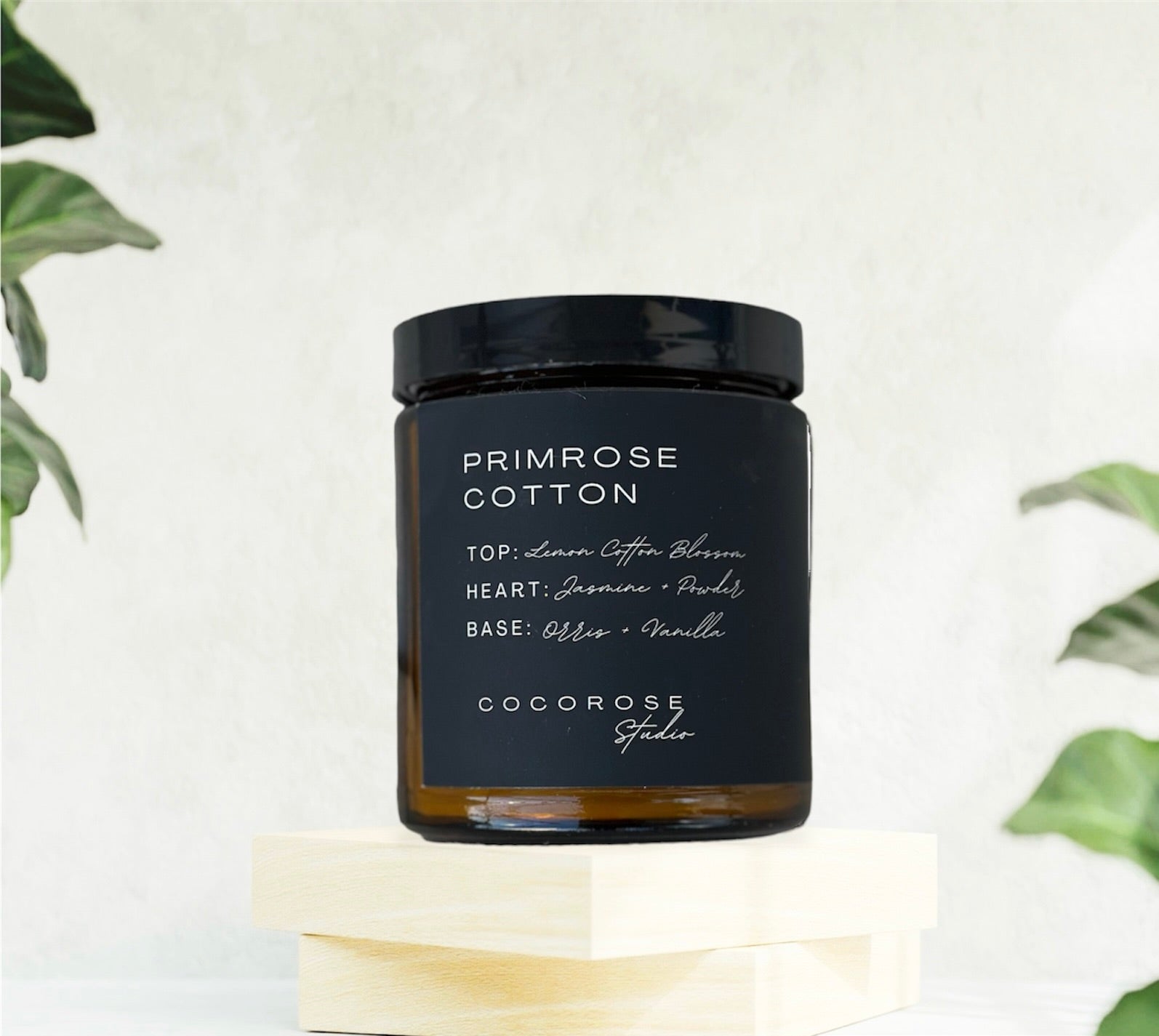 Primrose Cotton Candle